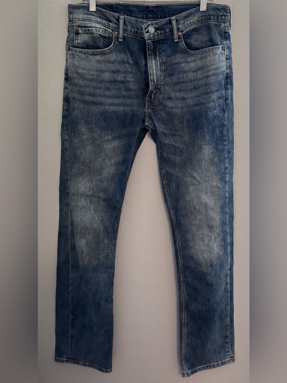 Levi's Slim Straight Faded Blue Jeans